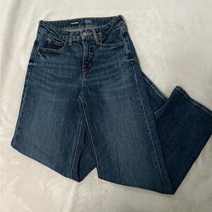Old Navy Dark Blue Sky-Hi Wide Leg